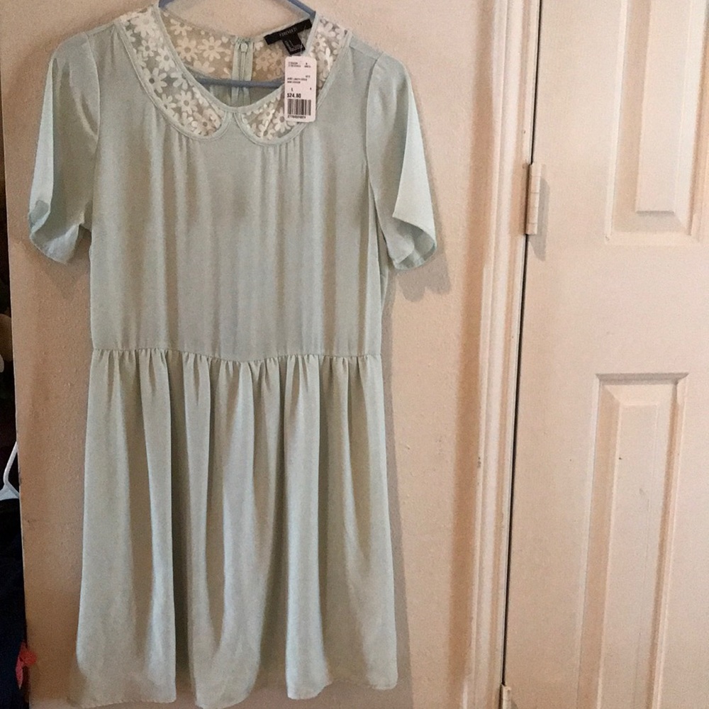 Forever 21 Mint Green Vintage Dress